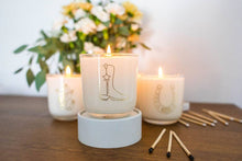 Load image into Gallery viewer, Stable Style Cowboy Boot Soy Wax Candle - Shine 