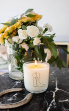 Load image into Gallery viewer, Stable Style Cowboy Boot Soy Wax Candle - Shine 